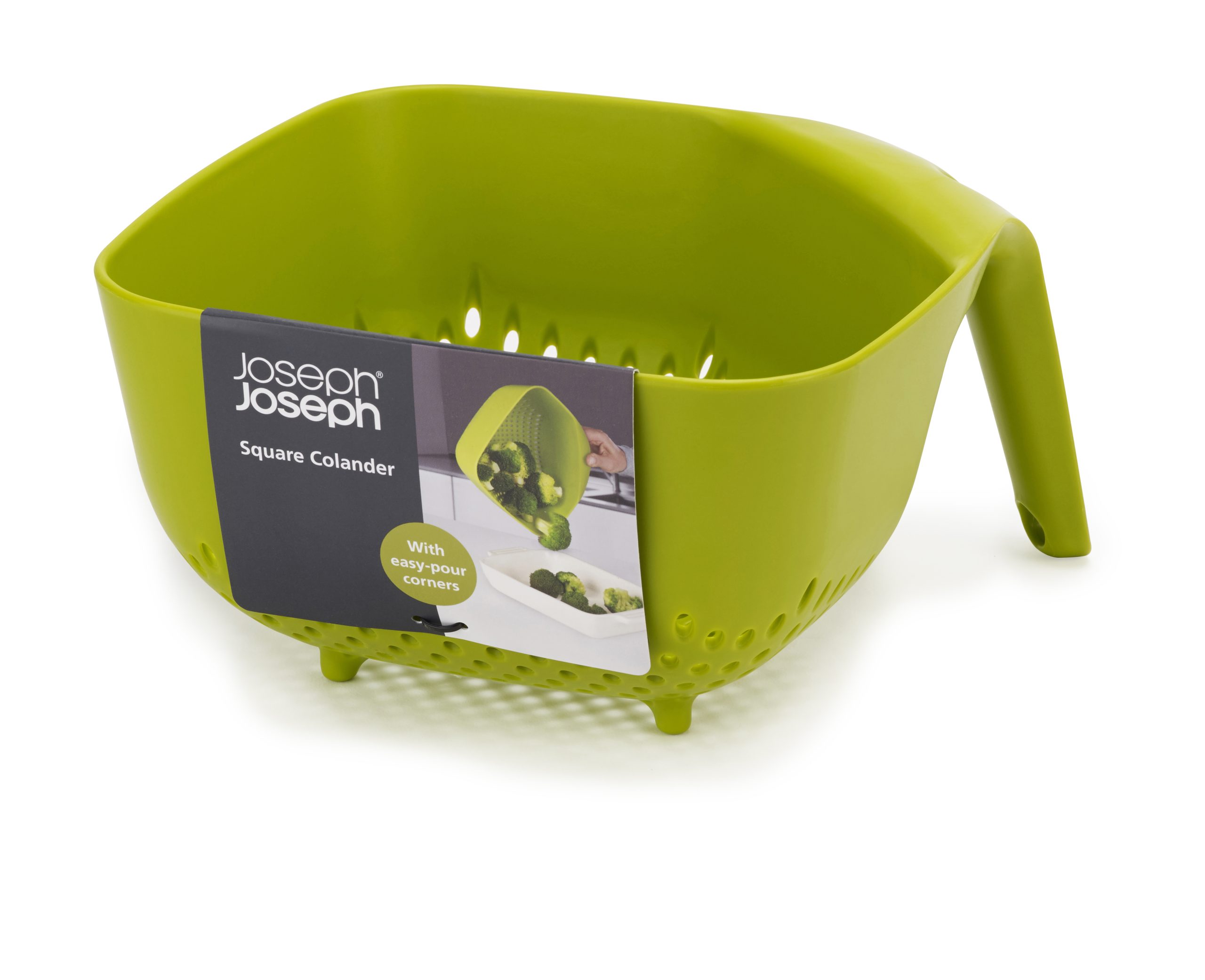 JJ Square Colander Green 40088 PK